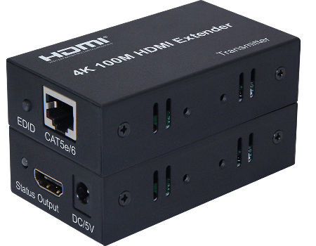 HDMI Extender 100 M über Einzeln CAT5e Datenkabel Ethernet Lan Tcp IP Plug & 