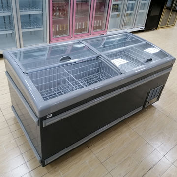 Top Open Fridge Chest Horizontal Deep Freezer with Silding Glass Door -  China Chest Freezers and Home and Commercial Use Freezer price