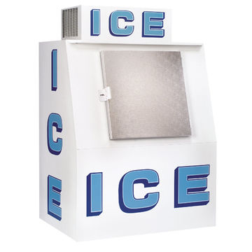 gas station ice storage bin/ vertical