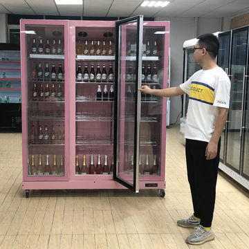Supermarché commerciale porte unique boisson froide Congélateur bière porte  en verre du refroidisseur d'un réfrigérateur frigo boisson d'affichage  chiller - Chine Showcase et réfrigérateur prix