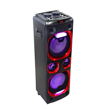 Double 8 Bluetooth Party Speaker LED Lights