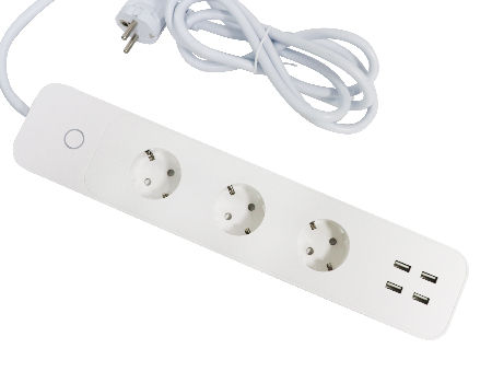 China Enabled Remote Control Smart Power Strips with 4AC and 4 USB ...