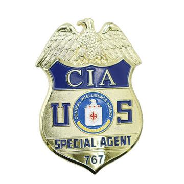 CIA Central Intelligence Agency Security ID Card Holder Retractable Badge  Reel