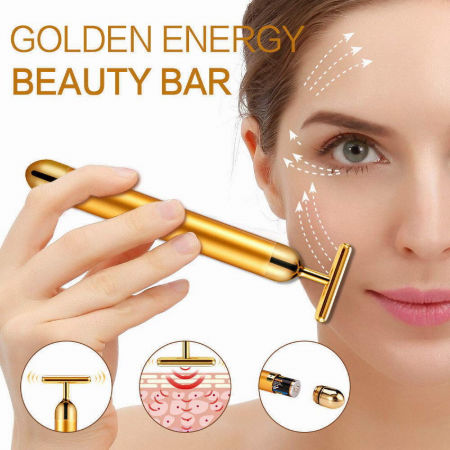 China T Shape Electric Metal Roller Pulse Facial Massager Vibrating 24k Gold Energy Beauty Bar For Skin On Global Sources Facial Massager Electric Metal Roller Energy Beauty Bar For Skin