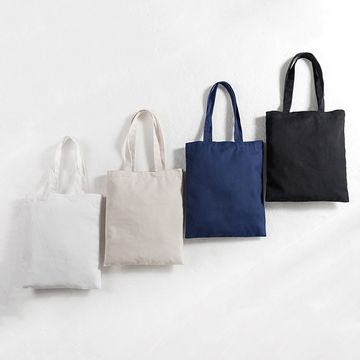 Buy Wholesale China Custom Printed Recycle Plain Organic Cotton Tote Bag  Bulk Large Reusable Canvas Cotton Shopping Bag & Plain Organic Cotton Tote  Bag at USD 0.85