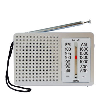 Achetez en gros Vente Directe D'usine Petite Radio Portable Am Fm Pour La  Maison Fm Récepteur à Ondes Courtes Blanc Mini Radio Chine et Radio  Portable à 4.2 USD