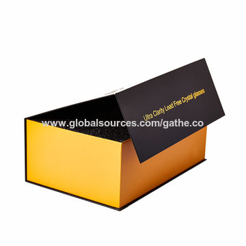 Custom Luxury Black Gift Paper Scent Candle Boxes Packaging Luxury