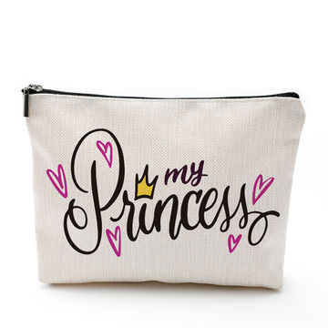 Wholesale Canvas Cosmetic Bag Travel Makeup Bag Large Capacity Print Cotton  and Linen Cosmetic Pouch From m.
