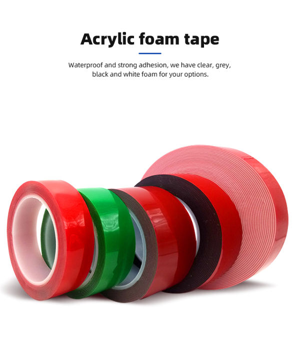 China Acrylic Red Double Sided Tape Adhesive Glue Sticker On Global Sources Double Sided Tape Foam Tape Industrial Tape