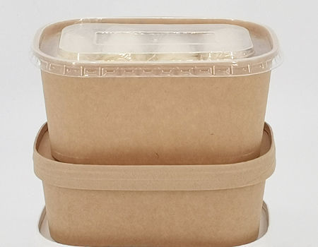 Buy Wholesale China 1000ml Kraft Brown Paper Bowl Take Away Lunch Box Rectangular Food Storage Containers Rectangular Food Storage Containers At Usd 0 12 Global Sources