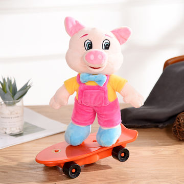 Buy Wholesale China  Hot Selling Music Scooter Skateboard Singing  Electric Plush Toy Stuffing Animals Plush Toys & Stuffing Animals at USD  4.57