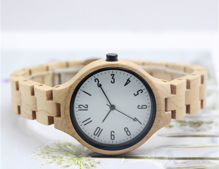 Buy Wholesale China Wholesale Oem Female Maple Wooden Quartz Watches  Bracelet Wood Watch & Oem Female Wooden Quartz Watches at USD 16 | Global  Sources