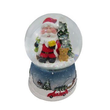 China Custom Christmas decoration gift snow globe elegant resin water ...