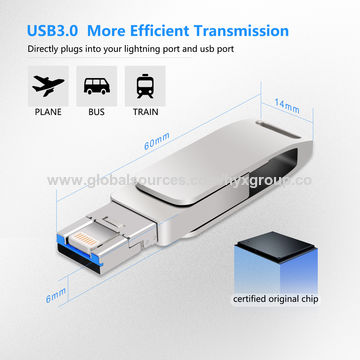 Buy Wholesale China Usb Flash Drive Pendrive For Iphone 6series/7/7plus/8/x  Usb/otg/lightning Pen Drive For Ios External & Usb Flash Drive Pendrive at  USD 13