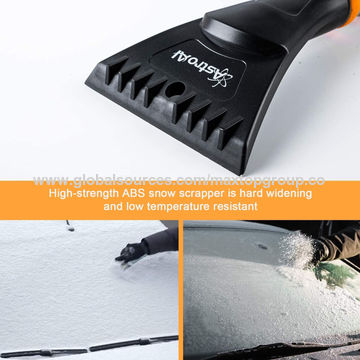 1 Set Car Ice Scraper, Abs+Pp+Eva Material,2-In-1 Ice Scraper For Car  Windscreen, Detachable For Car Windscreen And Snow Brush With Ergonomic  Foam Handle For Cars & Trucks & SUV