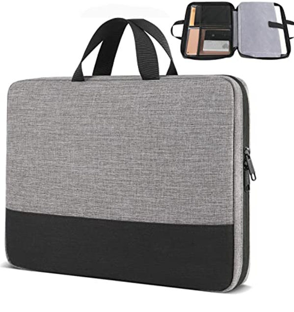 Lightweight 15 inch Laptop Bag Business Messenger Briefcases Lemon Kiwi Fruit Waterproof Computer Tablet Shoulder Bag Carrying Case Handbag for Men and Women