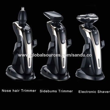 Triple Head Razor 3 China Triple head Electric Shaver rechargeable Cordless 3 Heads Men ...