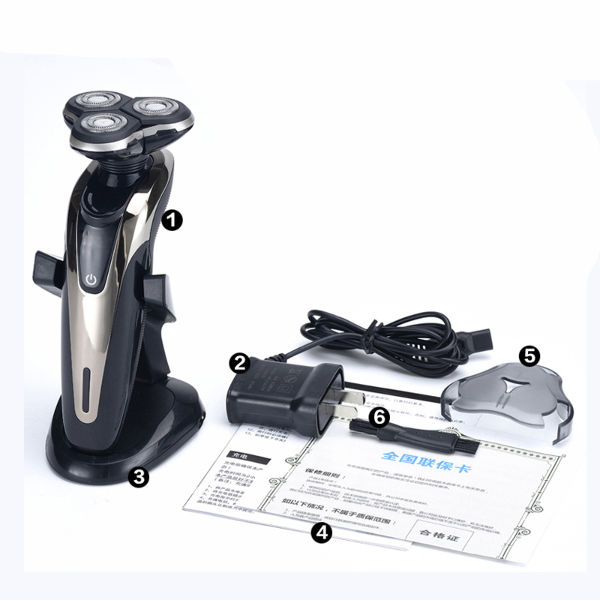 China Triple head Electric Shaver rechargeable Cordless 3 Heads Men Electric Shavers on Global