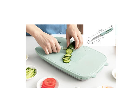 Buy Wholesale China 9-in-1 Multifunctional Cutting Boards Fruit Vegetable  Slicer Kit Strainer Knife Set & Cutting Boards at USD 3.7