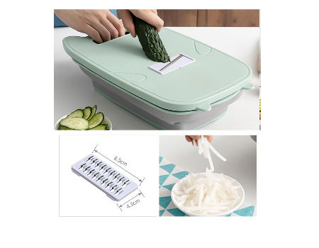 Buy Wholesale China 9-in-1 Multifunctional Cutting Boards Fruit Vegetable  Slicer Kit Strainer Knife Set & Cutting Boards at USD 3.7