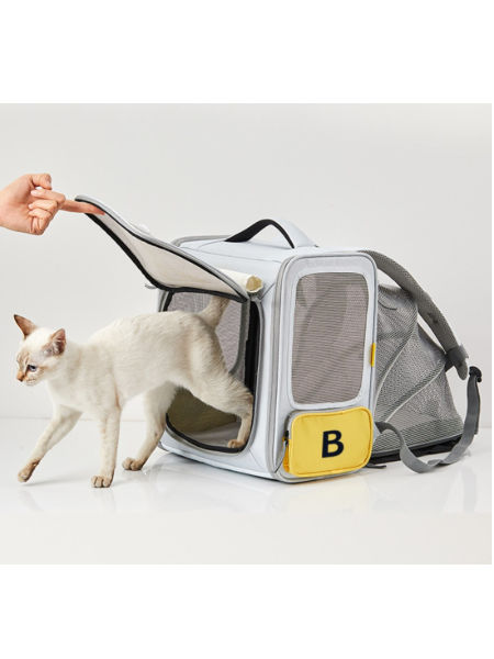 2022 New Dog Carrier Bags Portable Pet Cat Dog Backpack Breathable Cat  Carrier Bag Airline Approved Transport Carrying for Cats Small Dog