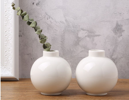 Buy Wholesale China Indoor Round Shape Vase Custom Home Decor