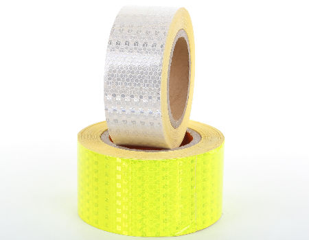 Pvc Honeycomb Reflective Tape For Vehicle/road Cones/traffic Sign, Solid  Color - Buy China Wholesale Reflective,reflector,safety Sticer $4