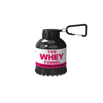 Protein Powder and Supplement Funnel Keychain - Protein Powder
