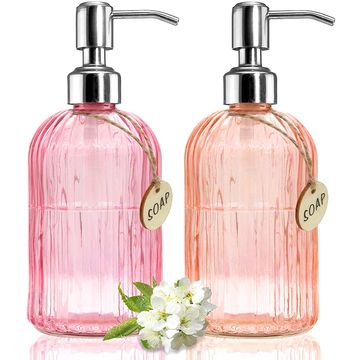 Buy Wholesale China Pink Glass Hand Sanitizer Bottles For Valentine's Day  Glass Soap Dispenser Glass Jars For Bathroom & Bottle Jars Household  Container Pot at USD 0.75