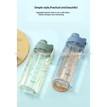 480/550ml Water Bottle Portable Travel Bottles Sports Fitness Cup