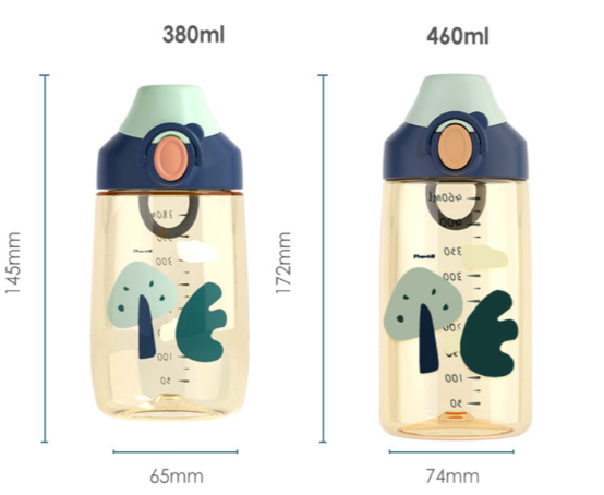 460ml Baby Water Bottle Kid Bottles Child Drinking Bottle For