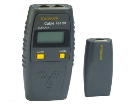 China Networking Telephone Cable tester with screen on Global Sources ...
