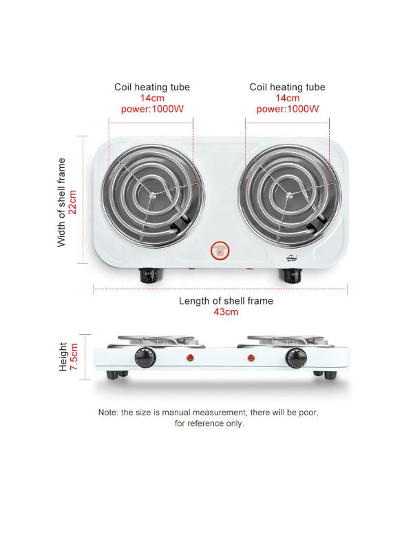 Buy Wholesale China Electric Stove With Double Ceramic Plate For Cooking Or  Boil Water And Keep Food Warm 2500w & Double Ceramic Plate at USD 2