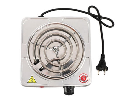 Electric Stove, 1000W Stainless Steel Portable Single Tube Electric Stove  Home Electric Stove US Plug 110V