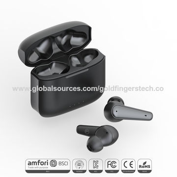 Auricular híbrido de la ANC, auriculares de botón activos de la cancelación del ruido 30-35dB, modo bajo del juego del estado latente, modo transparente