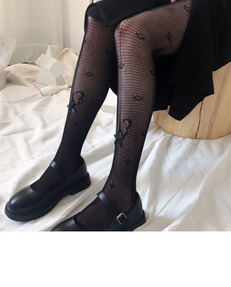 Black girls in stockings China Spring Summer Retro Bow Net Stockings Elastic Vintage Black Girls Lace Pantyhose Thin Women On Global Sources Long Stockings Sexy Fishnet Tights Wholesale Tights