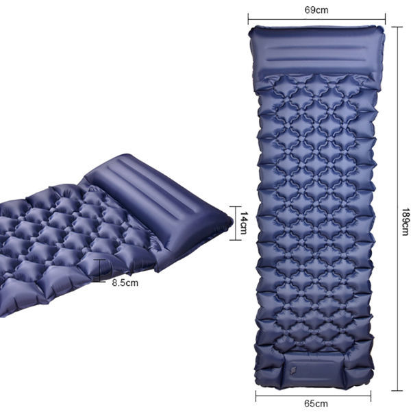 Tienda de campaña al aire libre de dormir de la estera de muebles Ultraligero amortiguador cama inflable Mat 