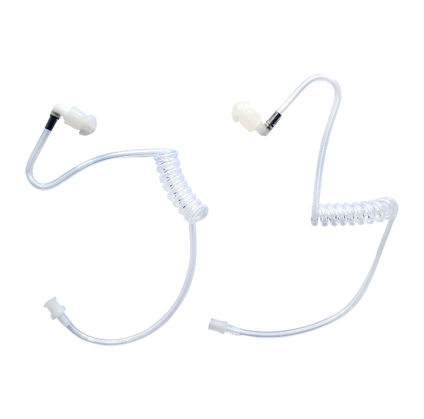 50x Clear Replacement Earbud Earplug For Hearing Radio Tube Earpiece Earphone 