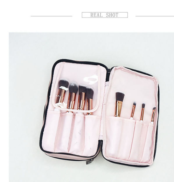 makeup brush travel pouch