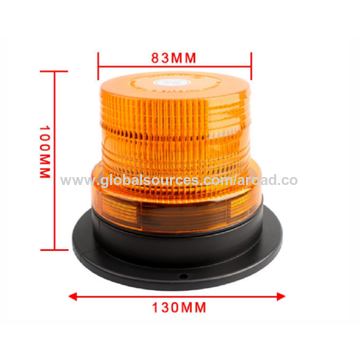 Gyrophare Orange Xprite Rouge LED Beacon Strobe Lumière Pour Vehicules D'urgence & Plus Round LED Light Bar Car & Truck Light Bars - Foto 3