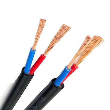 alambre flexible de 3core 2.5m m con el PVC aislado y el cable multifilar  del conductor de cobre de la chaqueta