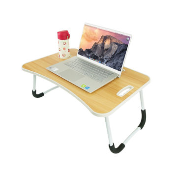 Compre Mesa Plegable De Madera Para Ordenador Portátil Para Cama, Mesa  Plegable Portátil Para El Trabajo De Sofá, Lectura y Mesa Portátil de China  por 6.4 USD