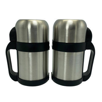 Buy Wholesale China 750ml Double Walled Stainless Steel Custom Lunch Box  Food Vacuum Insulated Food Flask With Bag & Thermos For Hot Food at USD 7.8