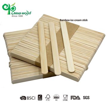 China Customized Disposable Wooden Ice Cream Sticks For Diy