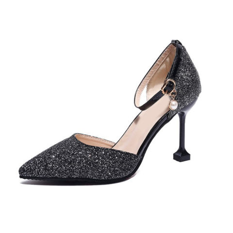 China 2021 sandalias bajas del estilete de la hebilla del brillo de las  nuevas de la moda del verano mujeres de los zapatos de tacón alto encendido  Global Sources,las sandalias de las