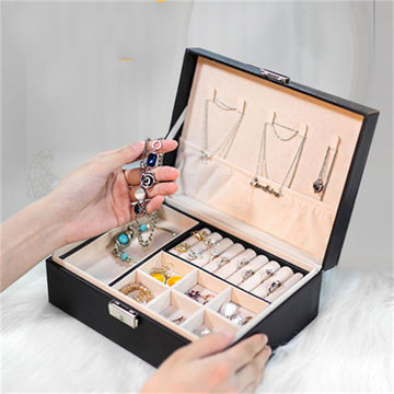 Plastic Jewelry Storage Box Case