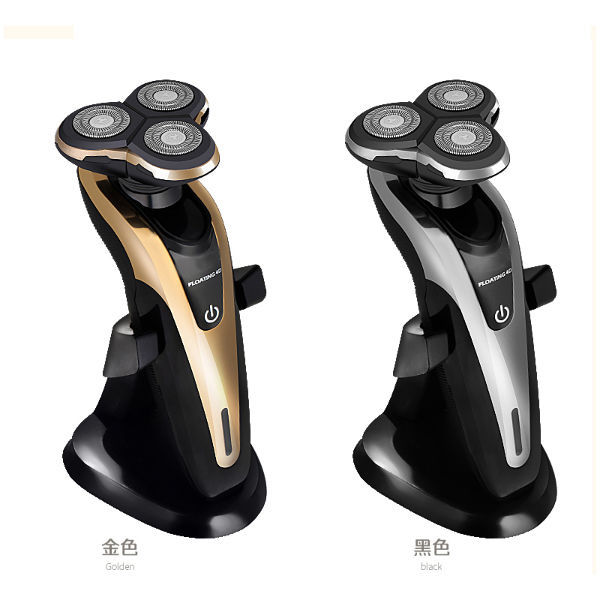 3W Super Power Electric RechargeableFace Shaving Razor Electric Shaver 3 Head ForFace Care