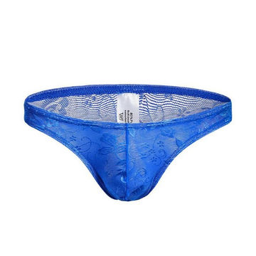 China Men's sexy see through underwear,low rise lace brief on Global ...