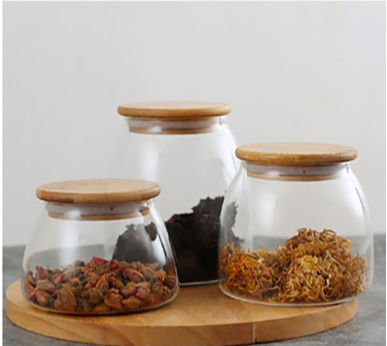 Buy Wholesale China Glass Food Storage Containers & Bamboo Lid Glass Food  Containers at USD 0.99