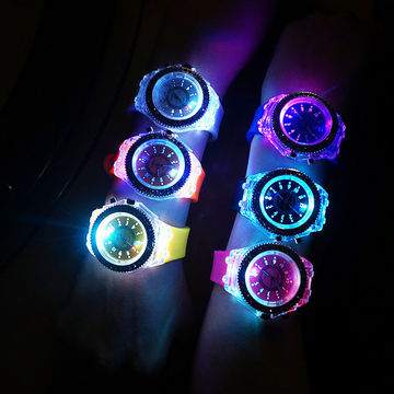 Lightwatch Led China Children Student Colorful Geneva Watch Quartz Digital Silicone ...